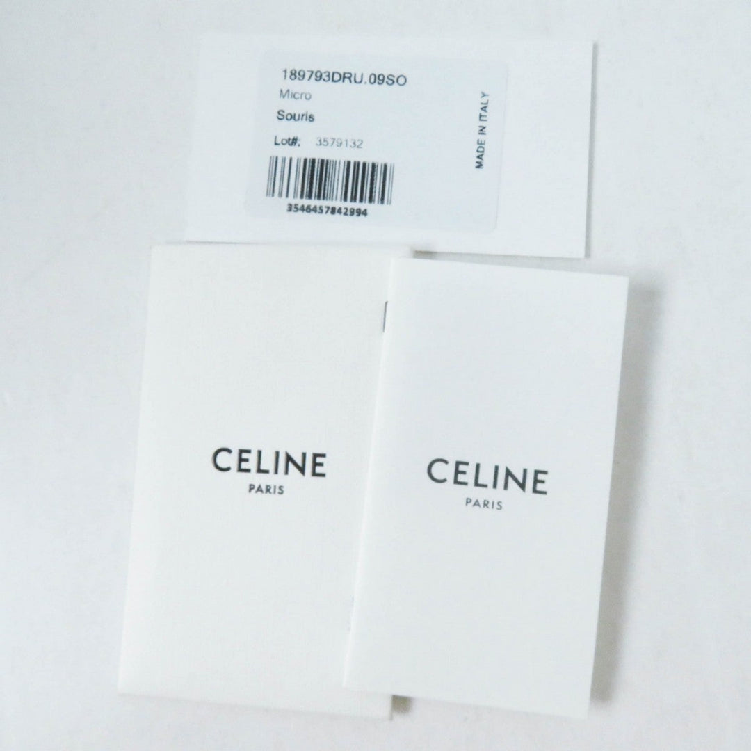 CELINE Handbag 18979 Main: Drummed calfskin Suri Luggage micro shopper Women Used Authentic