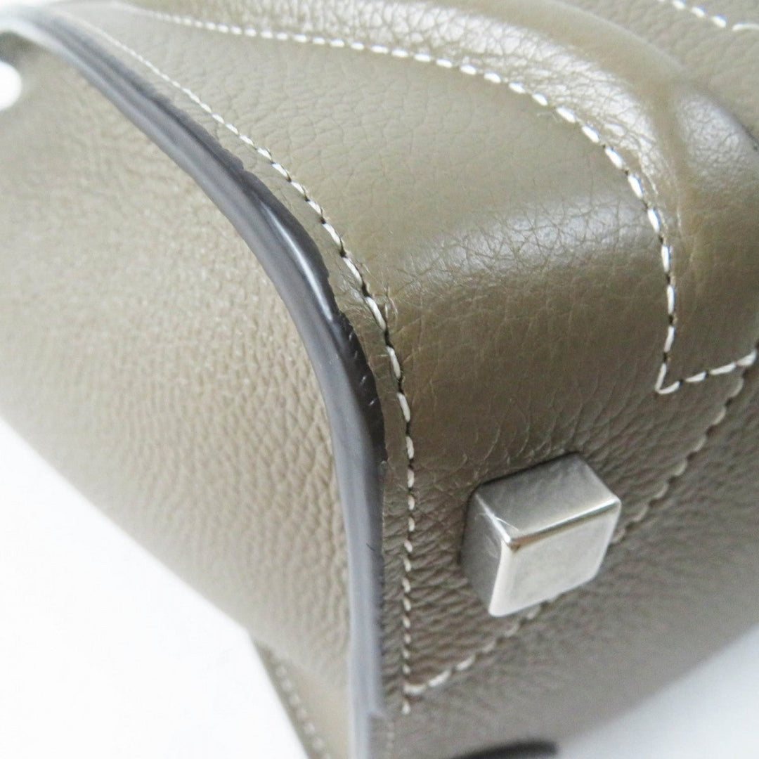 CELINE Handbag 18979 Main: Drummed calfskin Suri Luggage micro shopper Women Used Authentic