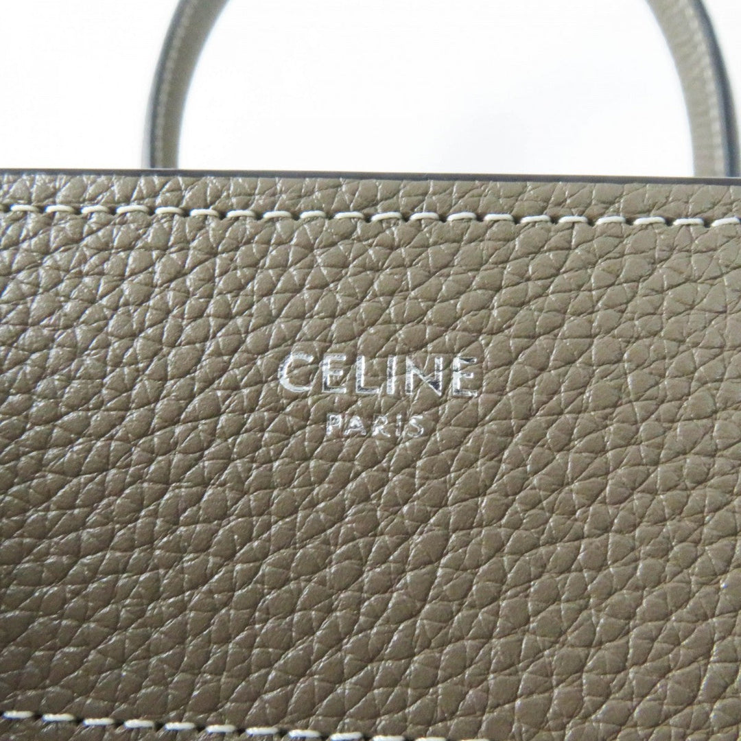 CELINE Handbag 18979 Main: Drummed calfskin Suri Luggage micro shopper Women Used Authentic
