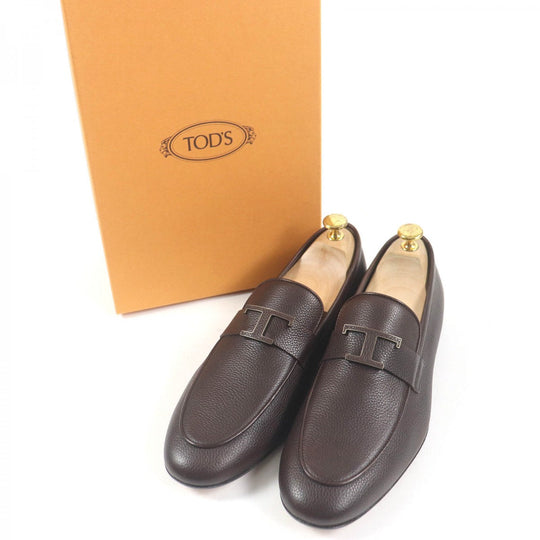 TOD�fS loafers Main: Leather Dark brown mens 8 Used Authentic