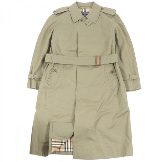 BURBERRY trench coat Main: 100% cotton, sleeve lining: 100% polyester iridescent mens Used Authentic