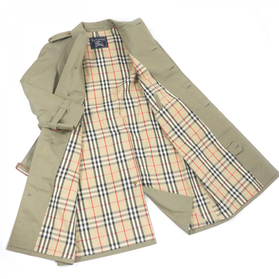 BURBERRY trench coat Main: 100% cotton, sleeve lining: 100% polyester iridescent mens Used Authentic