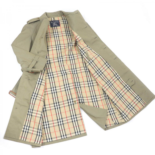 BURBERRY trench coat Main: 100% cotton, sleeve lining: 100% polyester iridescent mens Used Authentic