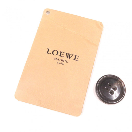 LOEWE Blouson Outer: Cowhide, Lining: 100% Cupra, Part: 95% Cotton, Part: 5% Polyester black mens 54 Used Authentic
