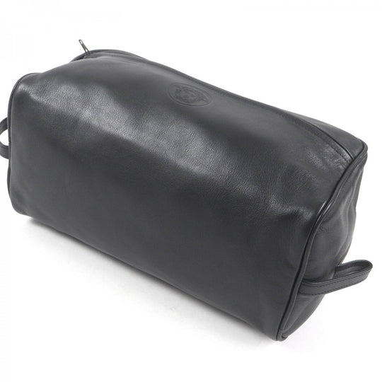 Gianni Versace business bag Main: Leather black mens Used Authentic