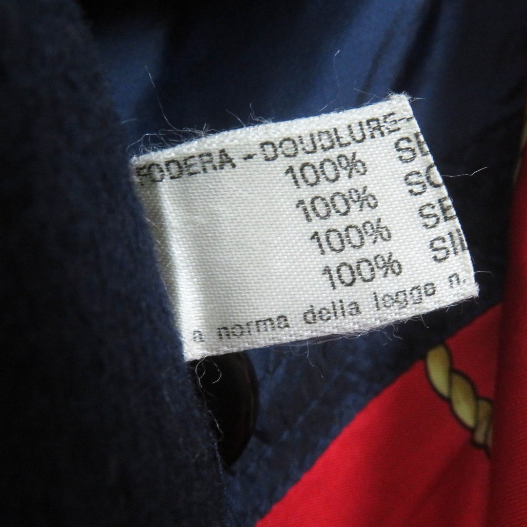 Herno coat Outer: 70% wool, Outer: 30% cashmere, Lining: 100% silk Dark navy Women 40 Used Authentic