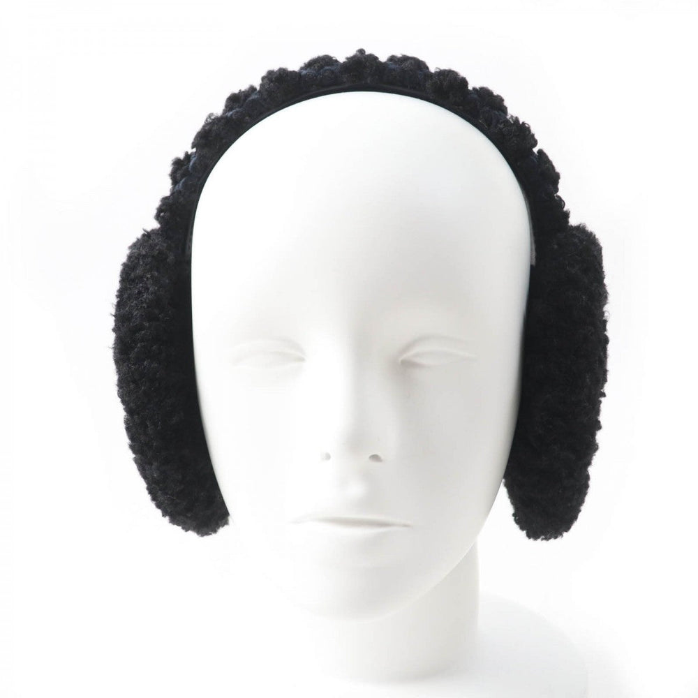 GUCCI Earmuff 645495 517074 Main: Curly eco fur black Women(Unisex) Used Authentic