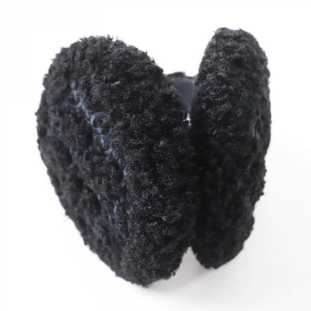 GUCCI Earmuff 645495 517074 Main: Curly eco fur black Women(Unisex) Used Authentic