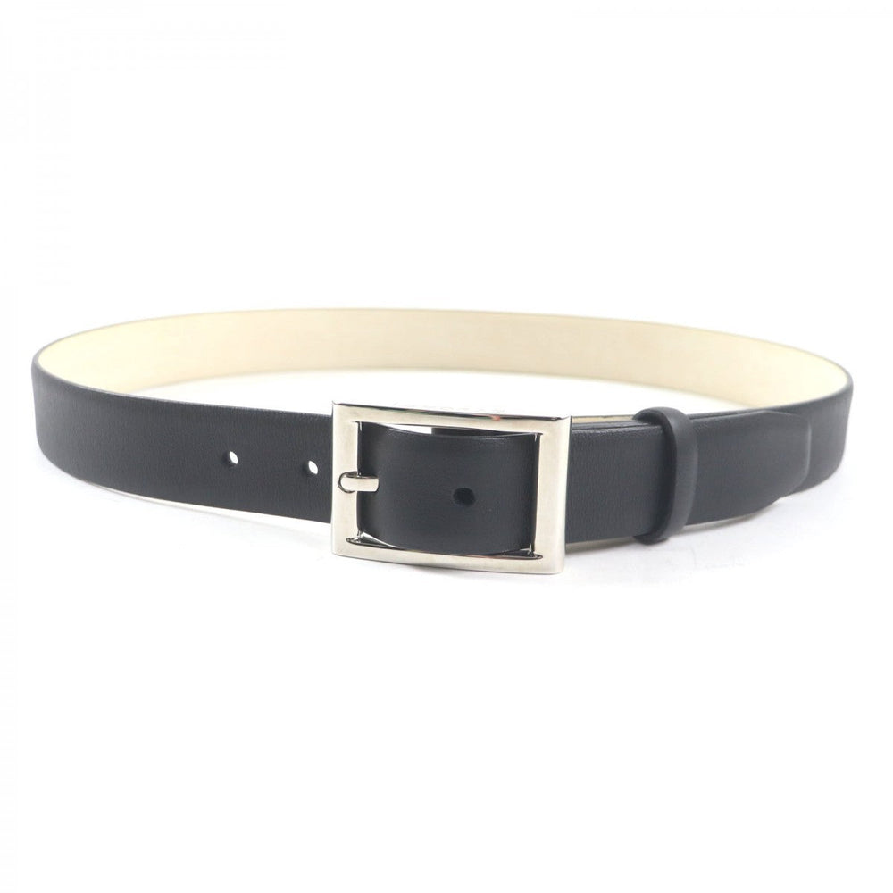 BVLGARI belt LD D14 33278 Main: Leather black mens Used Authentic
