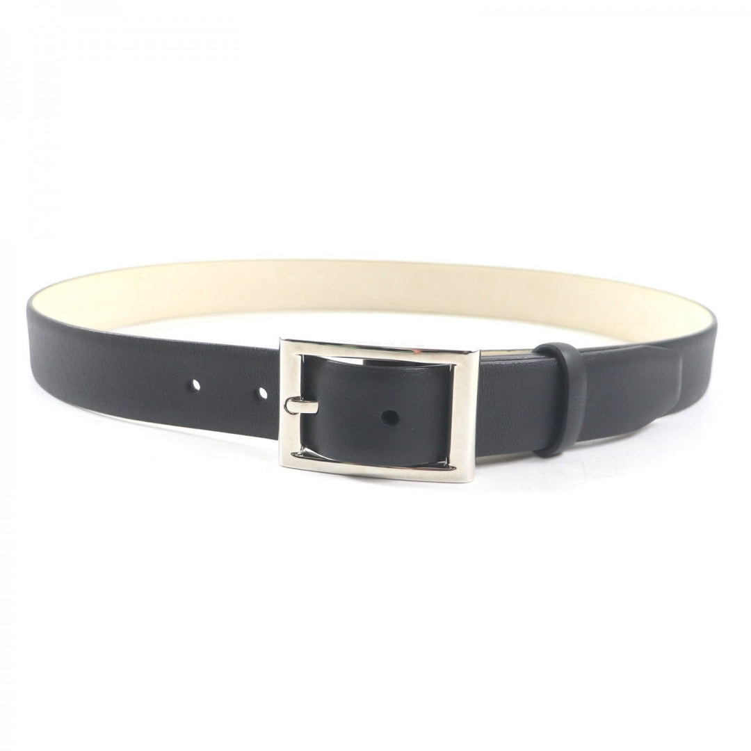BVLGARI belt LD D14 33278 Main: Leather black mens Used Authentic