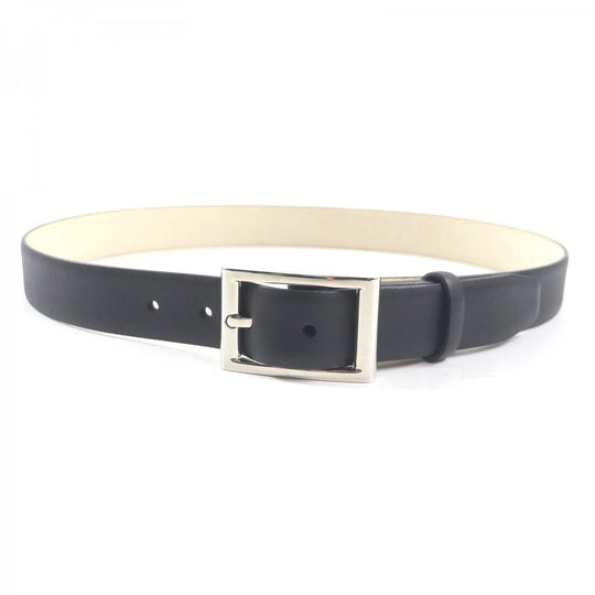 BVLGARI belt LD D14 33278 Main: Leather black mens Used Authentic