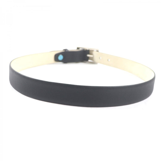 BVLGARI belt LD D14 33278 Main: Leather black mens Used Authentic