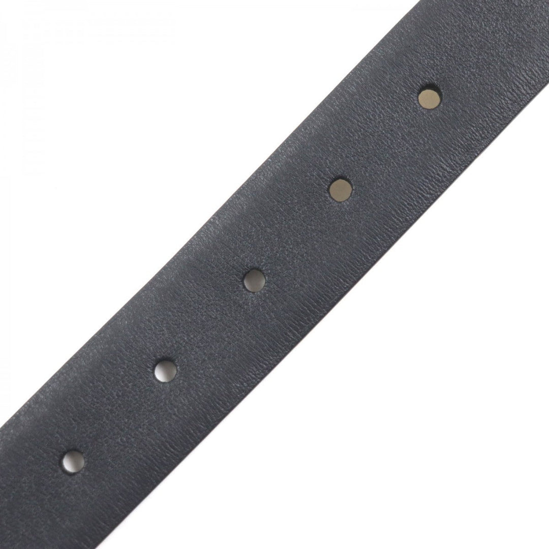 BVLGARI belt LD D14 33278 Main: Leather black mens Used Authentic