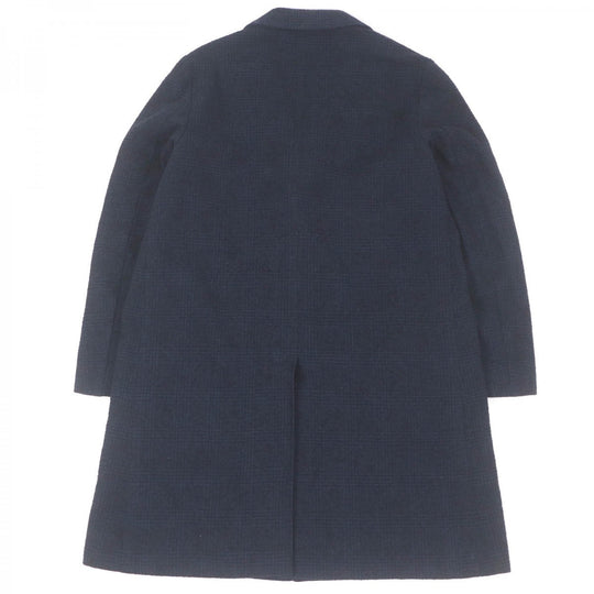 ERRICO FORMICOLA coat Outer: 70% alpaca, Outer: 30% nylon, Lining: 55% cotton, Lining: 45% cupra Navy mens 46 Used Authentic