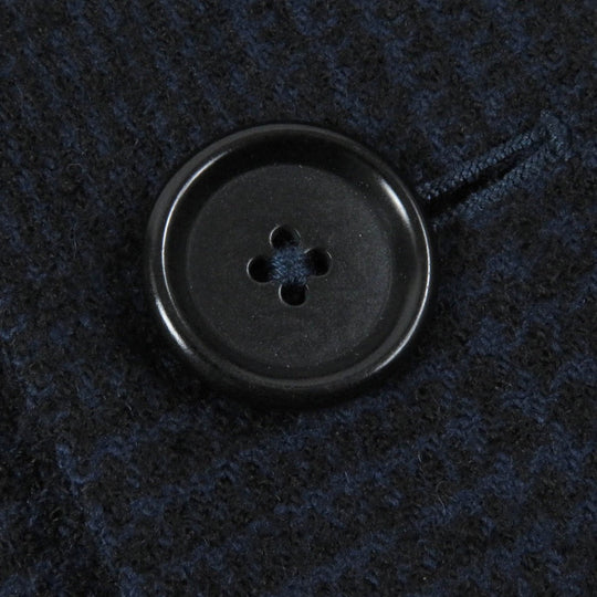 ERRICO FORMICOLA coat Outer: 70% alpaca, Outer: 30% nylon, Lining: 55% cotton, Lining: 45% cupra Navy mens 46 Used Authentic