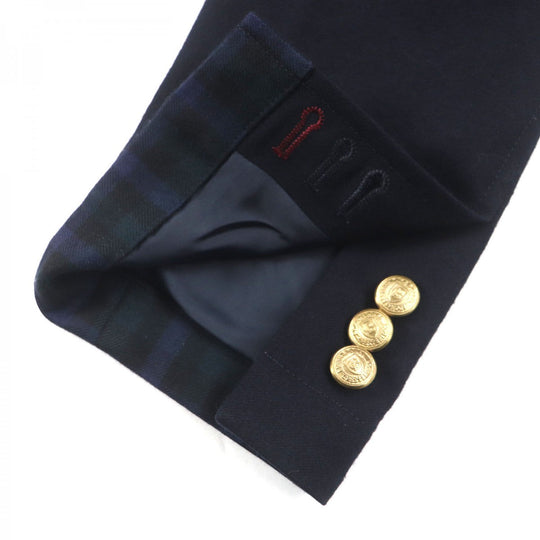 BLACK LABELCRESTBRIDGE tailored jacket Outer: 100% wool, lining: polyester Dark navy mens M Used Authentic
