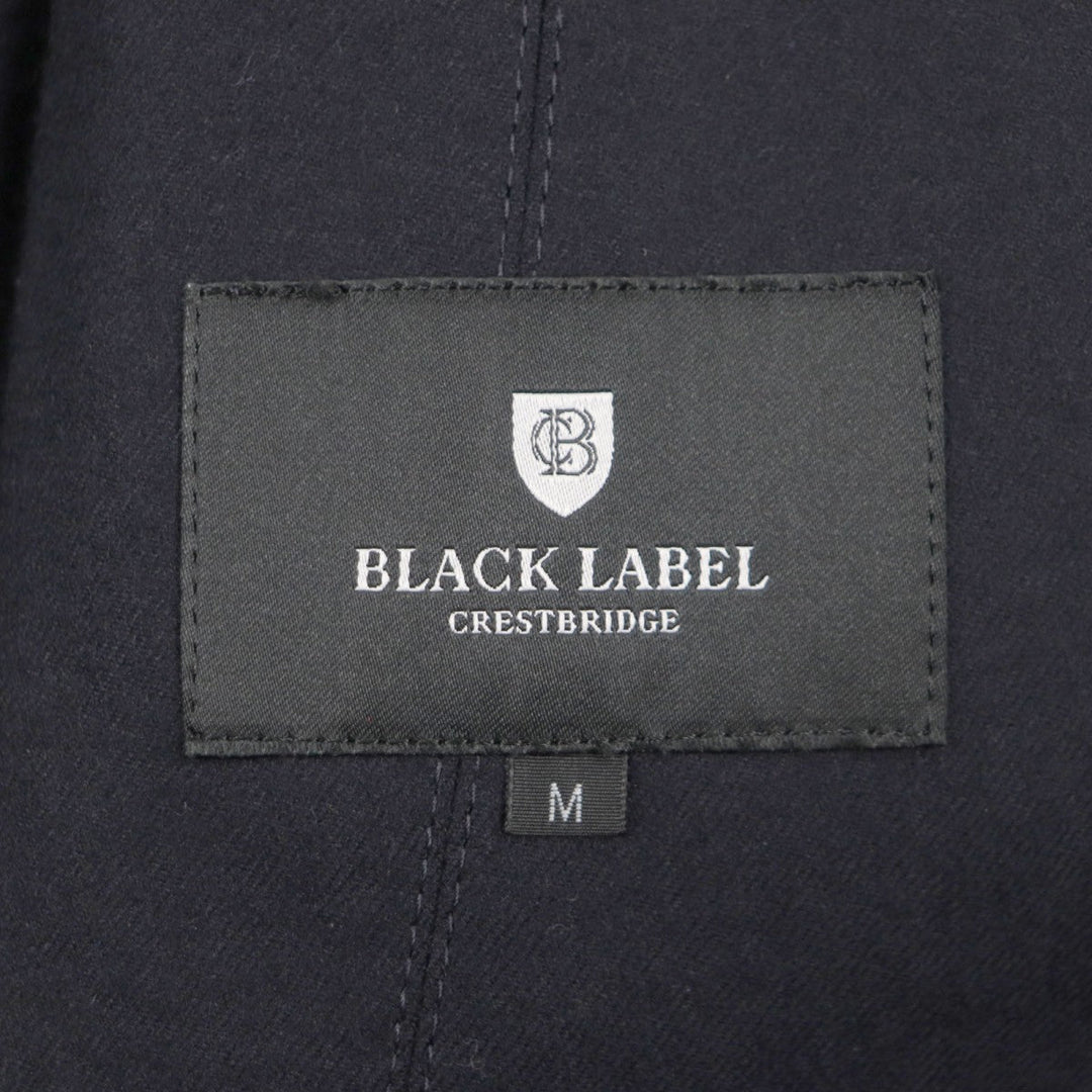 BLACK LABELCRESTBRIDGE tailored jacket Outer: 100% wool, lining: polyester Dark navy mens M Used Authentic