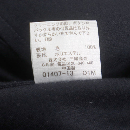 BLACK LABELCRESTBRIDGE tailored jacket Outer: 100% wool, lining: polyester Dark navy mens M Used Authentic