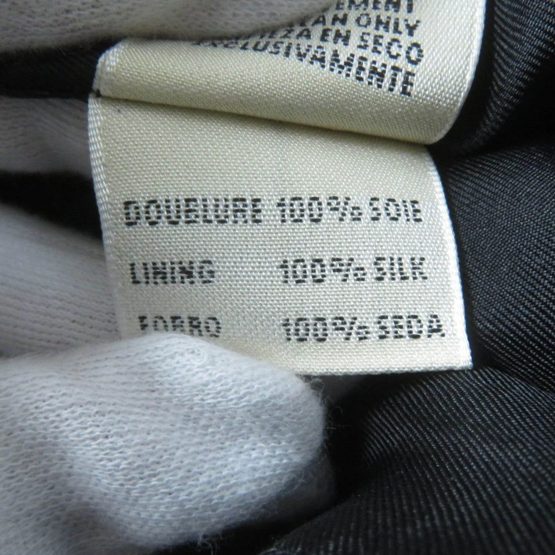 HERMES Tight Skirt Main: 100% virgin wool, Lining: 100% silk Dark gray Women 36 Used Authentic