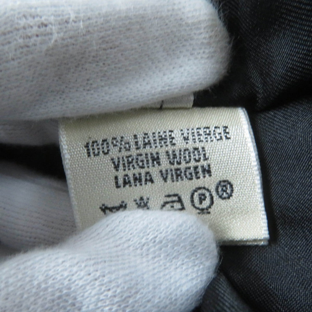 HERMES Tight Skirt Main: 100% virgin wool, Lining: 100% silk Dark gray Women 36 Used Authentic