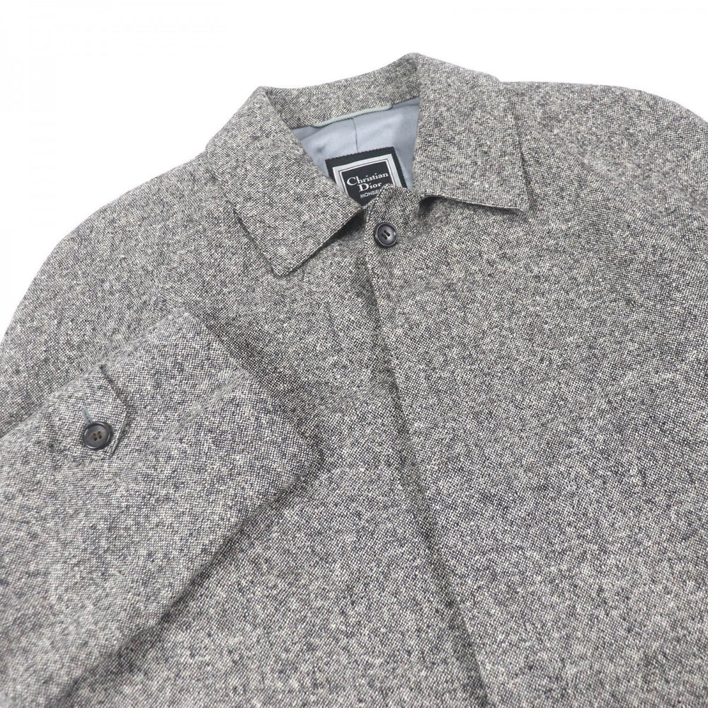 Christian Dior coat Outer: 100% cashmere, Lining: 47% polyester, Lining: 43% cupra, Lining: 10% silk Brown type mens Used Authentic