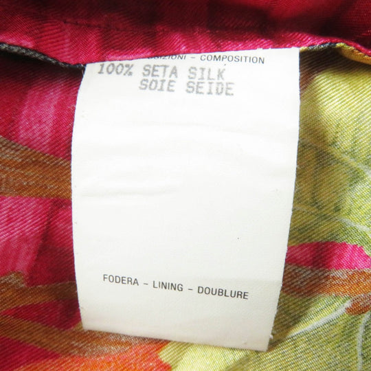 GUCCI Long sleeve shirt Main: 100% silk red multi Tom Ford Women Used Authentic