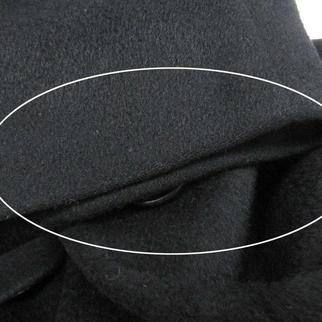 ARMANI COLLEZIONI coat cashmere black mens 44 Used Authentic