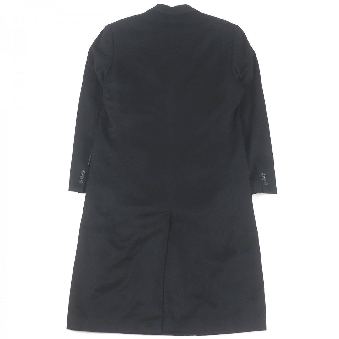 ARMANI COLLEZIONI coat cashmere black mens 44 Used Authentic