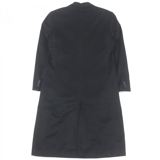 ARMANI COLLEZIONI coat cashmere black mens 44 Used Authentic