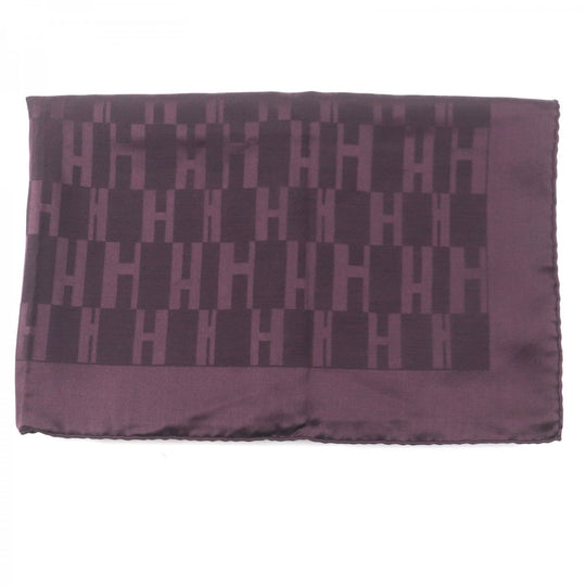HERMES Stall Main: 75% silk, Main: 25% wool Bordeaux Gran Ash mens Used Authentic