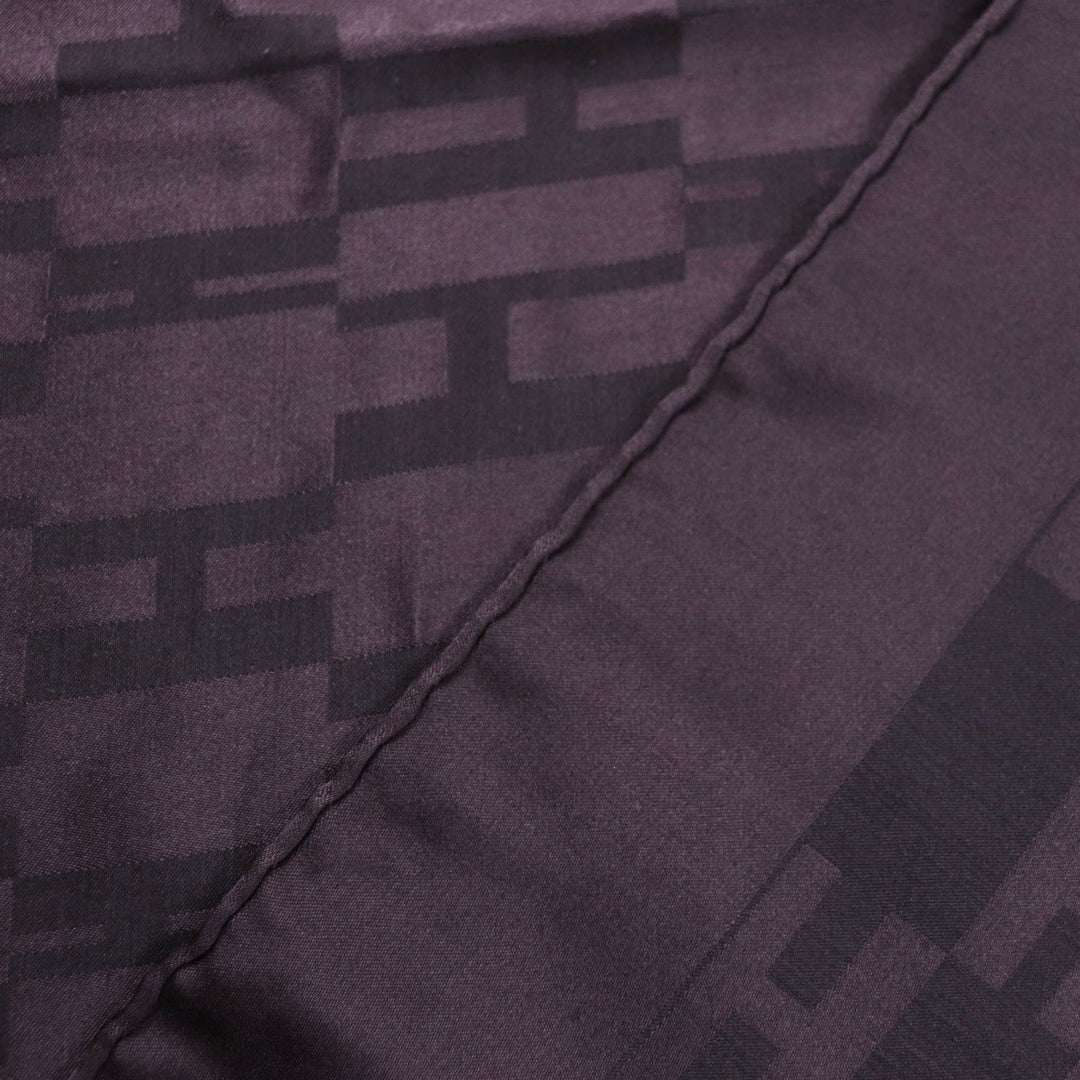 HERMES Stall Main: 75% silk, Main: 25% wool Bordeaux Gran Ash mens Used Authentic