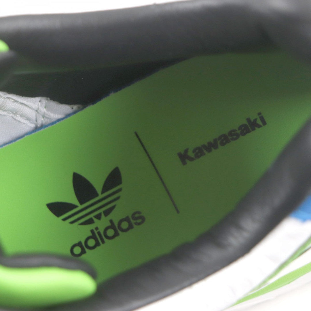 adidas sneakers GW3358 Main: Leather Green blue white ZX 8000 Ninja mens 44 1/2 Used Authentic