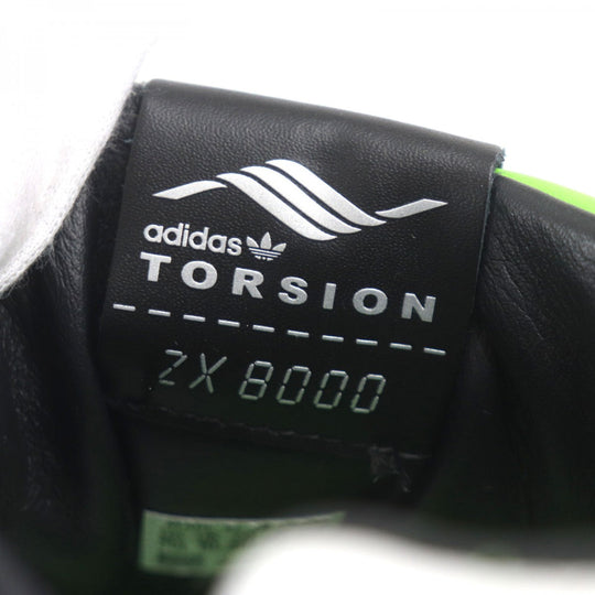 adidas sneakers GW3358 Main: Leather Green blue white ZX 8000 Ninja mens 44 1/2 Used Authentic