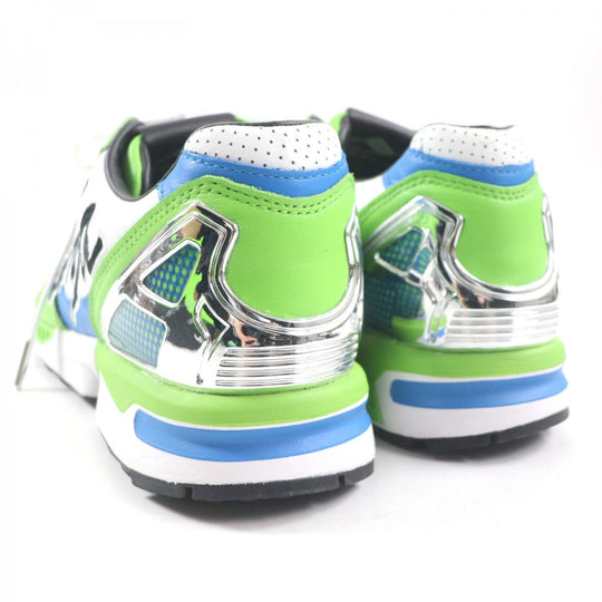 adidas sneakers GW3358 Main: Leather Green blue white ZX 8000 Ninja mens 44 1/2 Used Authentic