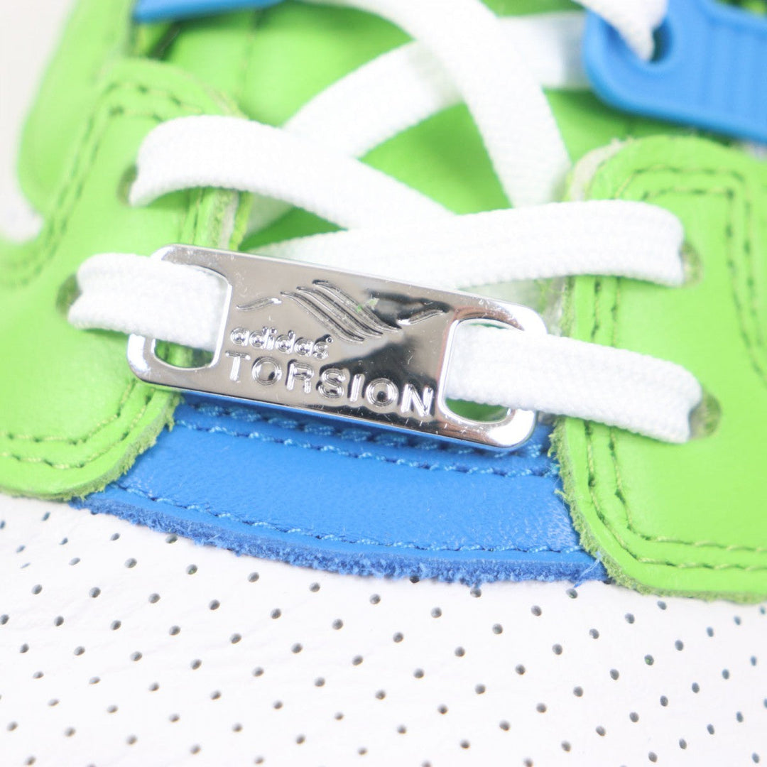 adidas sneakers GW3358 Main: Leather Green blue white ZX 8000 Ninja mens 44 1/2 Used Authentic