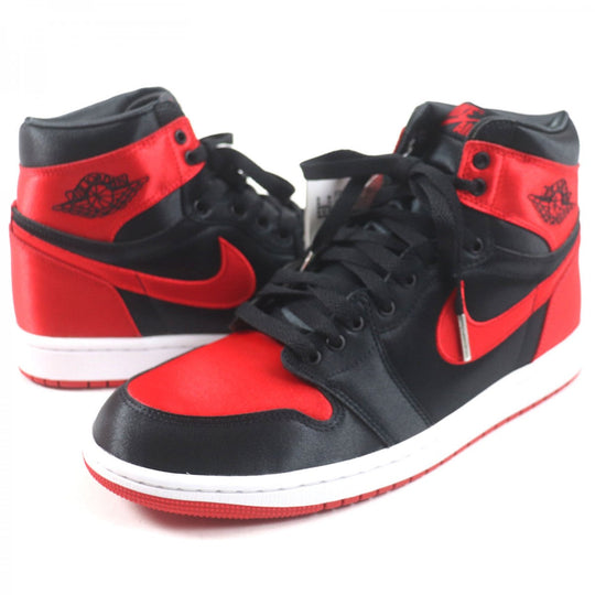 NIKE High cut sneakers FD4810-061 Main�FSatin Black red WMNS AIR JORDAN 1 RETRO HI OG Women's Air Jordan 1 Retro High OG mens 26.5 Used Authentic