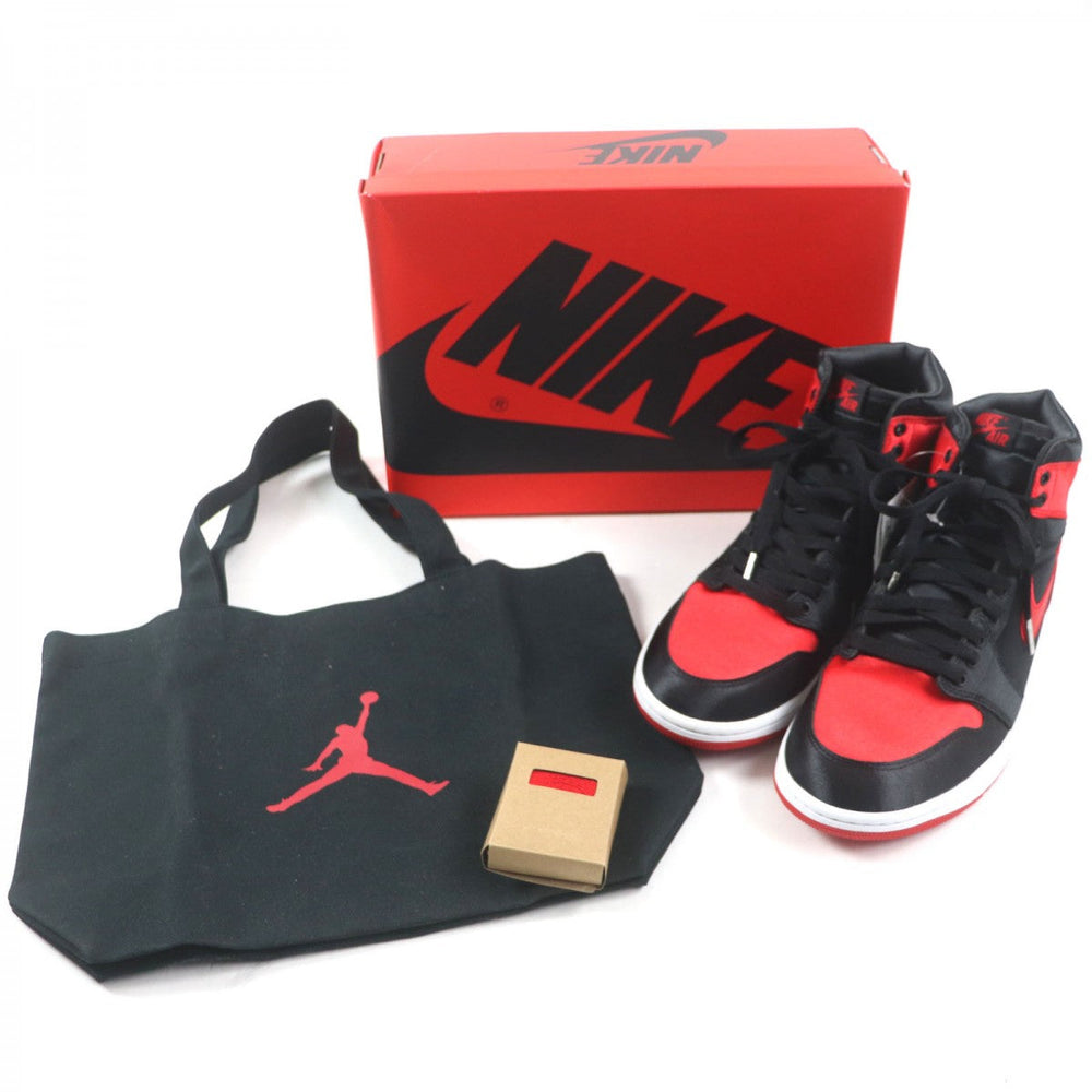 NIKE High cut sneakers FD4810-061 Main�FSatin Black red WMNS AIR JORDAN 1 RETRO HI OG Women's Air Jordan 1 Retro High OG mens 26.5 Used Authentic