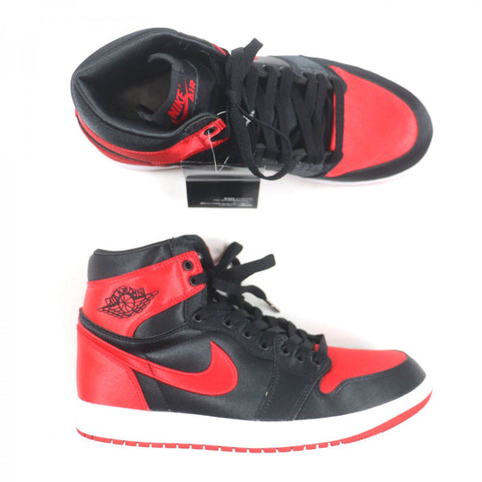 NIKE High cut sneakers FD4810-061 Main�FSatin Black red WMNS AIR JORDAN 1 RETRO HI OG Women's Air Jordan 1 Retro High OG mens 26.5 Used Authentic