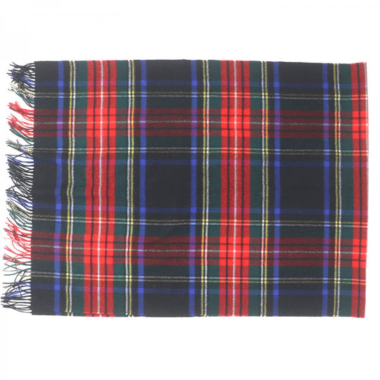 Johnstons of Elgin Scarf Main: 100% cashmere Black type mens Used Authentic