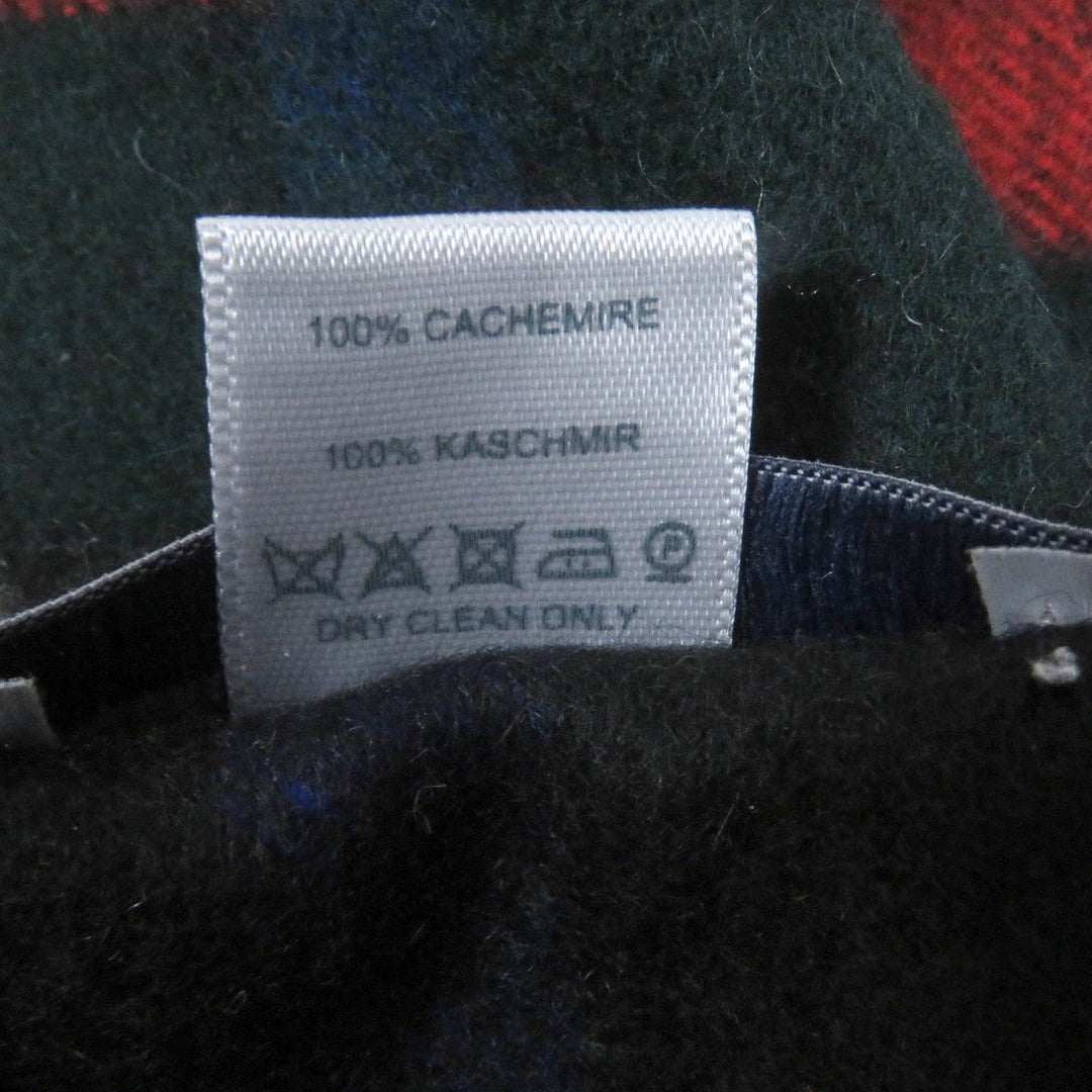 Johnstons of Elgin Scarf Main: 100% cashmere Black type mens Used Authentic