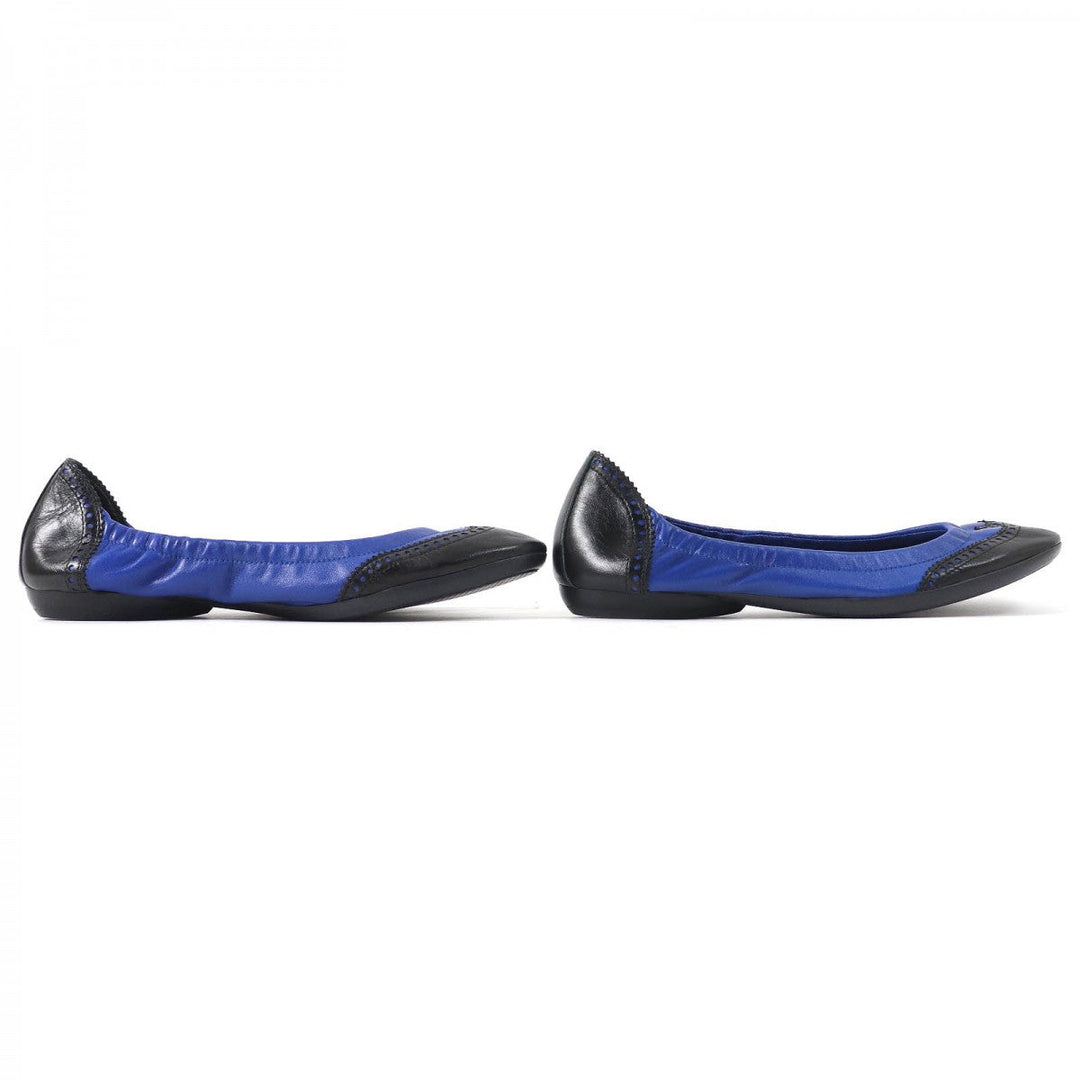 HERMES pumps leather blue-black 36