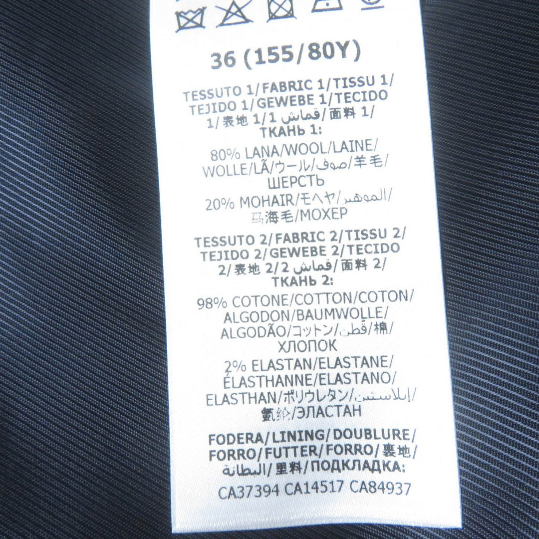 GUCCI A line coat 633152 Main: 80% wool, Main: 20% mohair, Main: 98% cotton, Main: 2% polyurethane, Lining: 100% rayon Purple type Women 36 Used Authentic