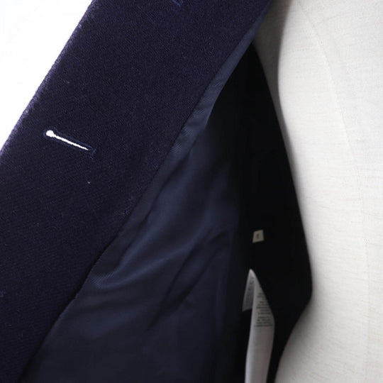 GUCCI A line coat 633152 Main: 80% wool, Main: 20% mohair, Main: 98% cotton, Main: 2% polyurethane, Lining: 100% rayon Purple type Women 36 Used Authentic