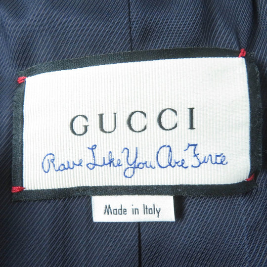 GUCCI A line coat 633152 Main: 80% wool, Main: 20% mohair, Main: 98% cotton, Main: 2% polyurethane, Lining: 100% rayon Purple type Women 36 Used Authentic