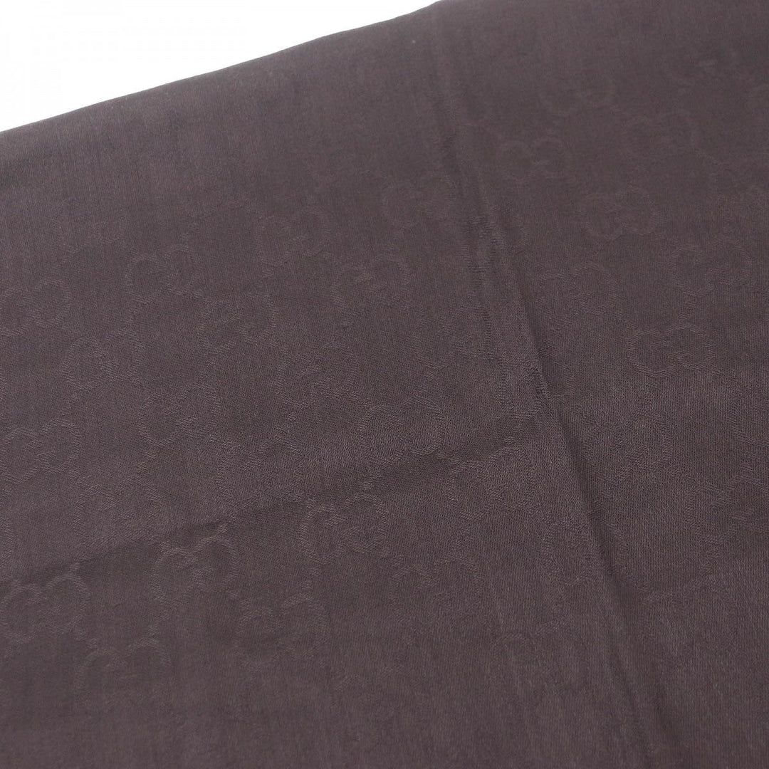 GUCCI Scarf 165904 Main: 70% wool, Main: 30% silk Brown mens Used Authentic
