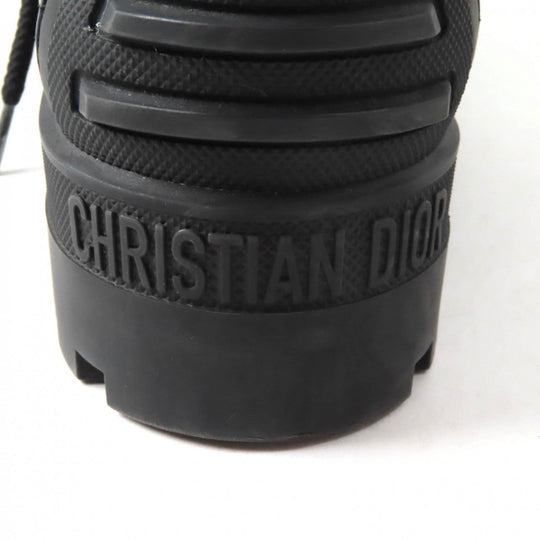 Christian Dior boots Main: Leather Black White D-MAJOR Women 38 Used Authentic