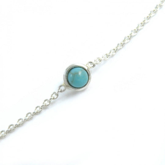 GUCCI Necklace 527399 J8474 8517 Main: SV925, Turquoise Stone, Blue Topaz Silver GG icon Double G Mother of Pearl Women Used Authentic