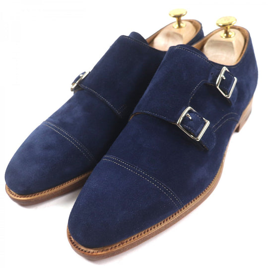 John Lobb Leather shoes Main: Suede leather Navy William mens 7 Used Authentic