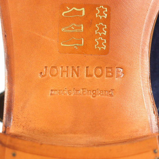 John Lobb Leather shoes Main: Suede leather Navy William mens 7 Used Authentic