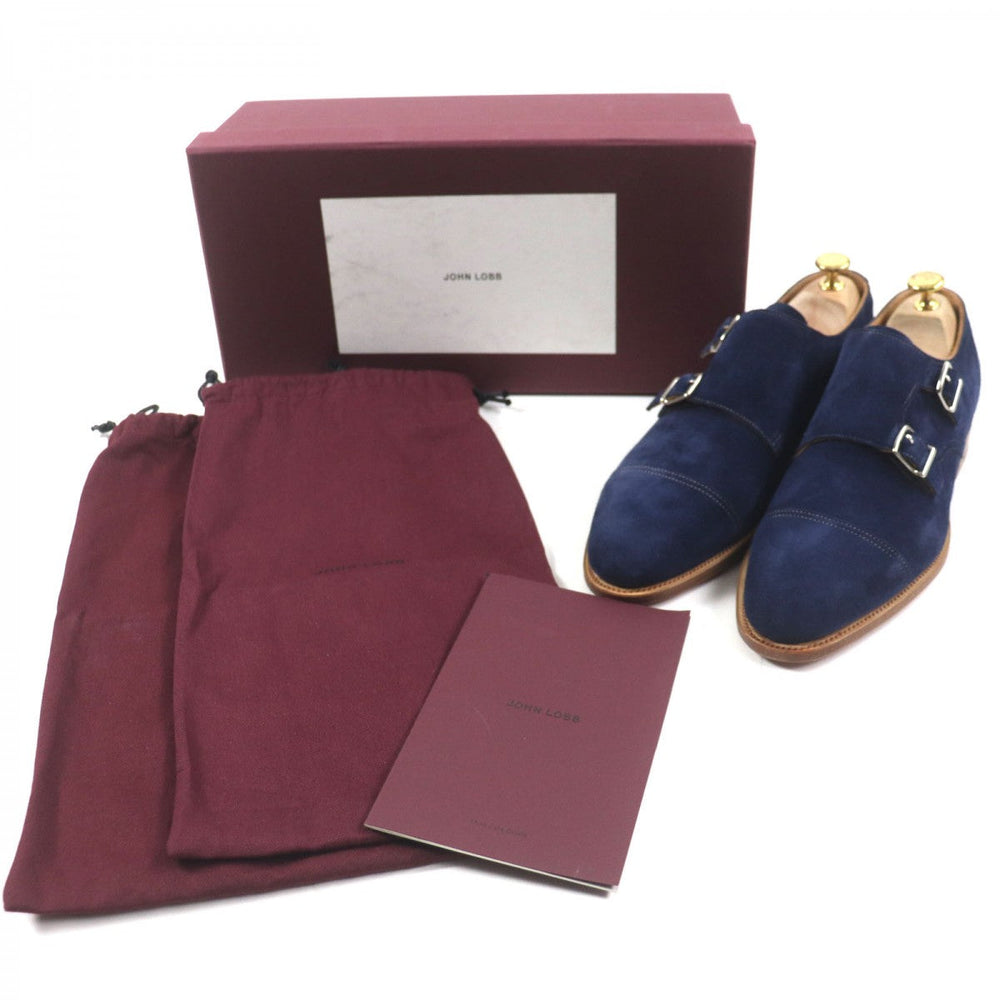 John Lobb Leather shoes Main: Suede leather Navy William mens 7 Used Authentic